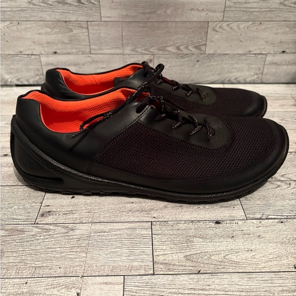 Ecco Black and Orange Men's Shoes